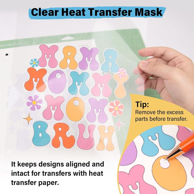 TECKWRAP Printable Heat Transfer Paper for T-Shirts 30 Sheets, 8.3" X 11.7" Printable Heat Transfer Vinyl for Inkjet Printer, Iron on Transfer Paper for Light and Dark Fabric (Matte) - Image 5